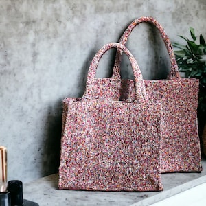 Your Book Tote Bag L size | PDF Digital Sewing Pattern and Tutorial - US Letter Paper Size