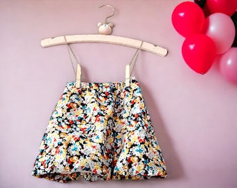 PDF files (Digital item) Sewing Pattern with tutorial - Balloon skirt for Kids - Choose one size between 1y and 4y