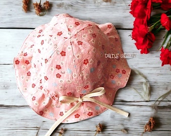 PDF Sewing Pattern - Tulip hat Pattern (adjustable) 3 months to 12 months
