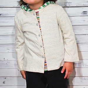 PDF e Pattern Kids knit cardigan for 3 sizes between 1y and 5y Baby and kids image 6