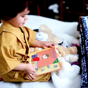 KIDS KIMONO PDF files Digital item Sewing Pattern with tutorial Kids Jinbei 3 sizes / 1Y to 8Y image 3