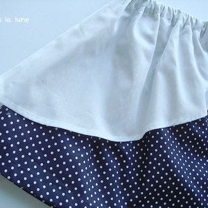 Layered Skirt PDF Sewing Pattern | 1Y–4Y Toddler Girl Skirt | Instant Download | A4 Format | Beginner Friendly