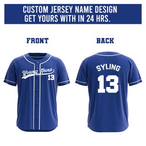Benutzerdefinierte Baseball Jersey Personalisierte Baseball-Shirts für Männer Frauen Kinder Druck Name Zahlen Sportuniform Digitale Dateien SVG PNG in 24 Stunden
