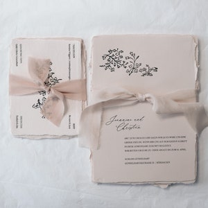 Invito a nozze n.03 Bon Voyage — Stampa personalizzata su carta fatta a mano