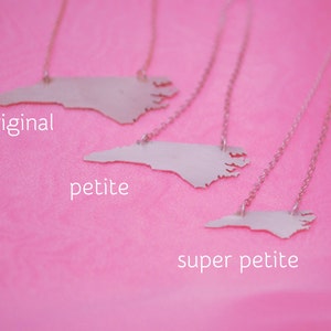 Super PetiteTiny NC Necklace NO HEART gold filled image 5