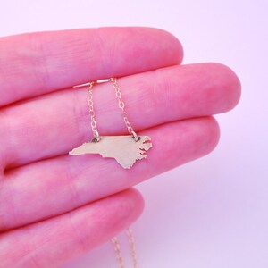 Super PetiteTiny NC Necklace NO HEART gold filled image 2