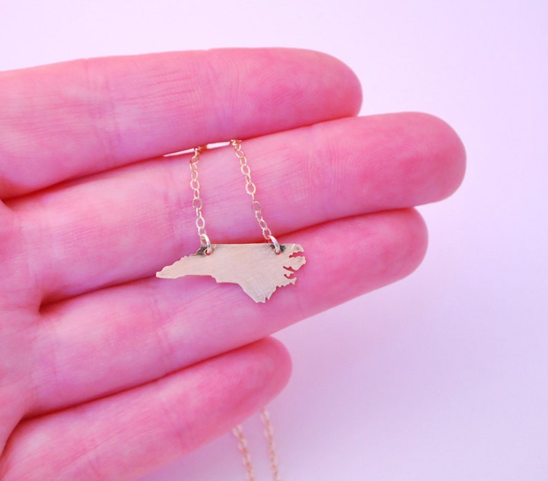 Super PetiteTiny NC Necklace NO HEART gold filled image 2