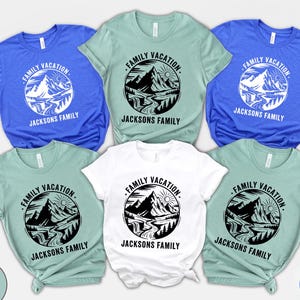 Mountain Vacation Shirt, Personalized Family Shirt, Family Camping Shirt, Custom Family Vacation Shirts, Family Vacation Shirt,Camping Shirt