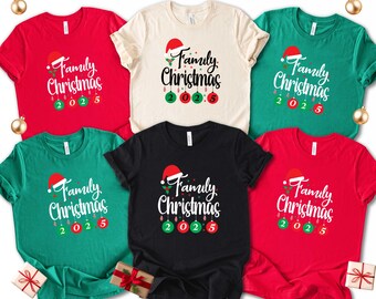 Family Christmas T-Shirt 2026, Personalized Holiday Shirt, Matching Family Christmas Tees, Custom Christmas Shirt, Making Memories Together