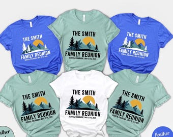 Personalized Family Reunion Shirt: Custom Matching Group T-Shirts