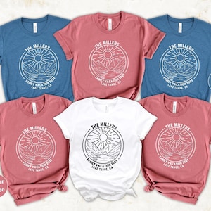 Personalized Family Vacation 2025 Shirt, Custom Vacation Shirts,2025 Family Vacation Tee, Family Trip Tee, Mountain Vacation Shirt
