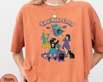 Easy Bake Coven Comfort Colors Tee: 90s Retro Halloween Shirt