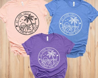 Custom Beach Trip Shirts: Matching Family Vacation Tees