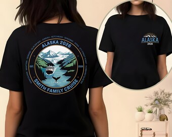 Custom Alaska Cruise Shirt, Family Matching Vacation Tee