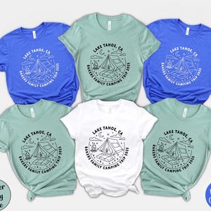 Mountain Vacation Shirt, Personalized Family Shirt, Family Camping Shirt, Custom Family Vacation Shirts, Family Vacation Shirt,Camping Shirt