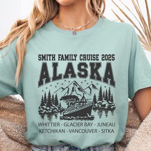 Custom Alaska Shirt,Custom Alaska Cruise Shirt,Personalized Alaska Family Cruise Tee,Custom Alaska Family Trip,Gift For Alaska Family Cruise