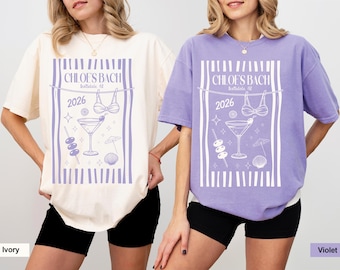 Personalized Bachelorette Party Comfort Colors Tee