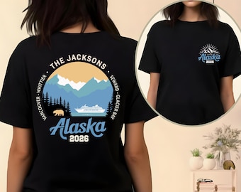 Custom Alaska Cruise Shirt, Family Matching Vacation Tee