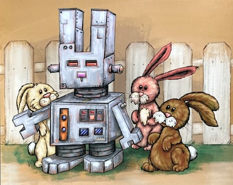 Bunny Robot Takeover