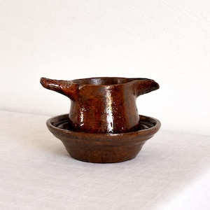 Ceramica vintage in stile Wabi-Sabi, brocca per il latte antica, decorazione in gres, ceramica smaltata, stile rustico, vaso tradizionale, regalo