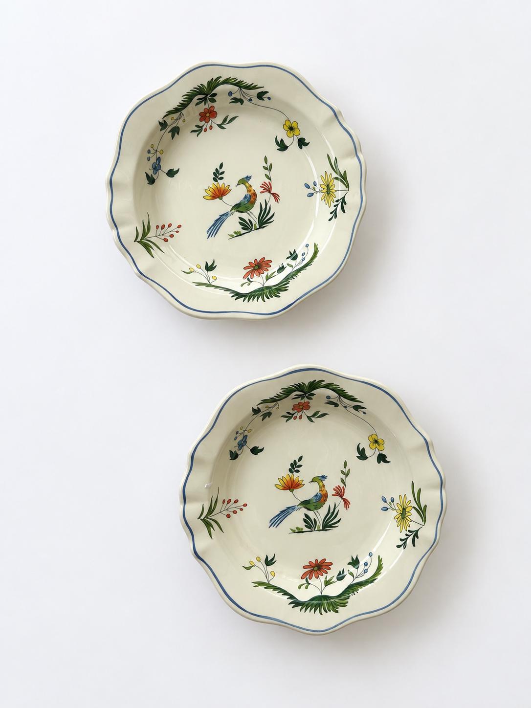 陶器の鳥の皿 - Etsy 日本
