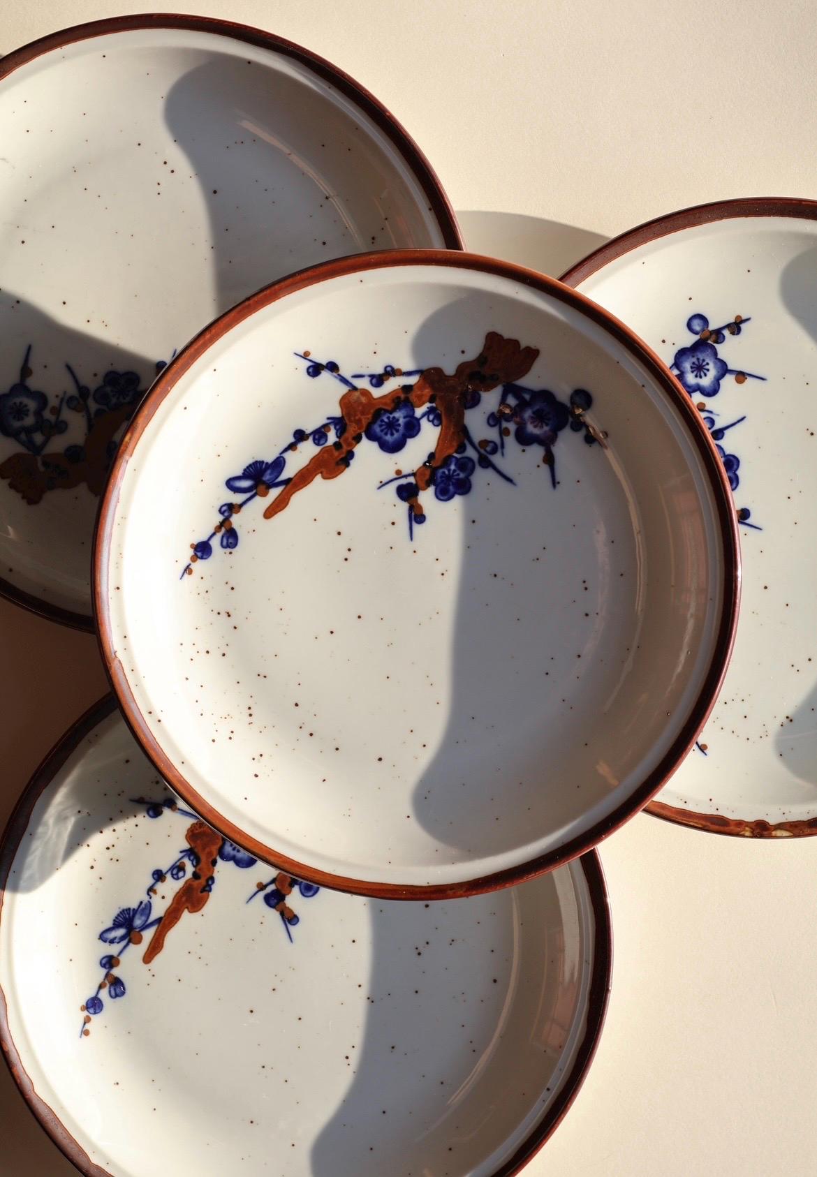 Assiettes à dessert Julia - Porcelaine et motifs