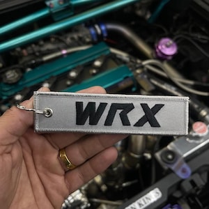 Subaru WRX Key tag in Grey jet tag