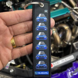 Subaru Generation WRX STi Key tag jet tag