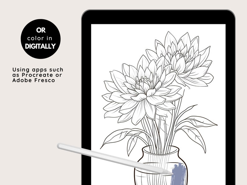 July Birth Flower Coloring Book, Water Lily Colouring Sheets, Floral ...