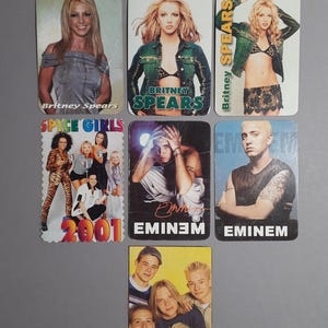 Vintage Taschenkalender mit Promis, Sammlerkalender, Pop Musik, Rapper, Hip Hop, Girl Group, amerikanische Sängerin, deutsche Popband