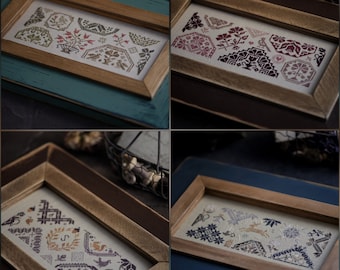 DMC Cross Stitch Kit - Christmas Tree Blue JPBK557N