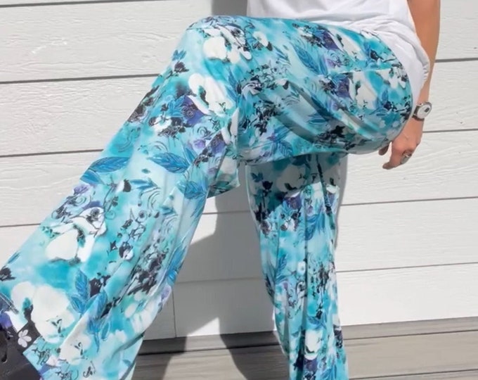 Pretty Pretty Blue - Go With The Flow Pants