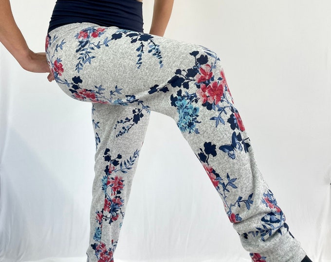 Butterfly Blooms Sweater Knit Pants - Sublime
