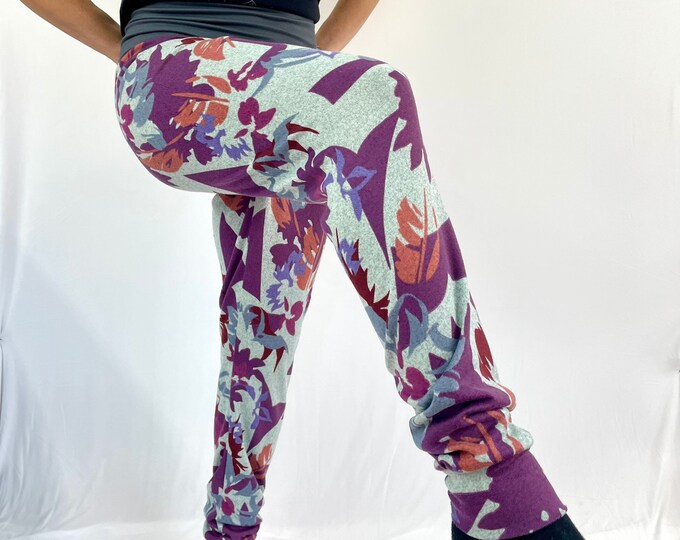 Abstract Painting Sweater Knit Pants - Sublime