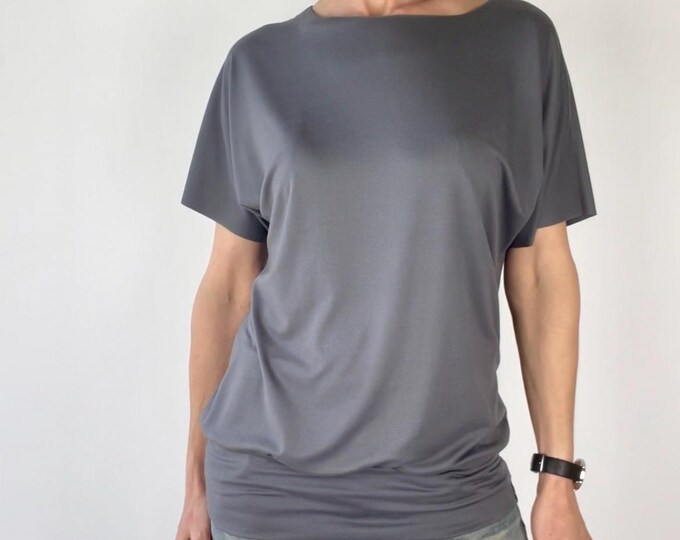 Slate Grey Flow Tee