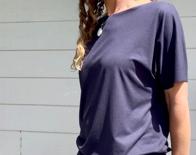 Noble Navy Flow Tee