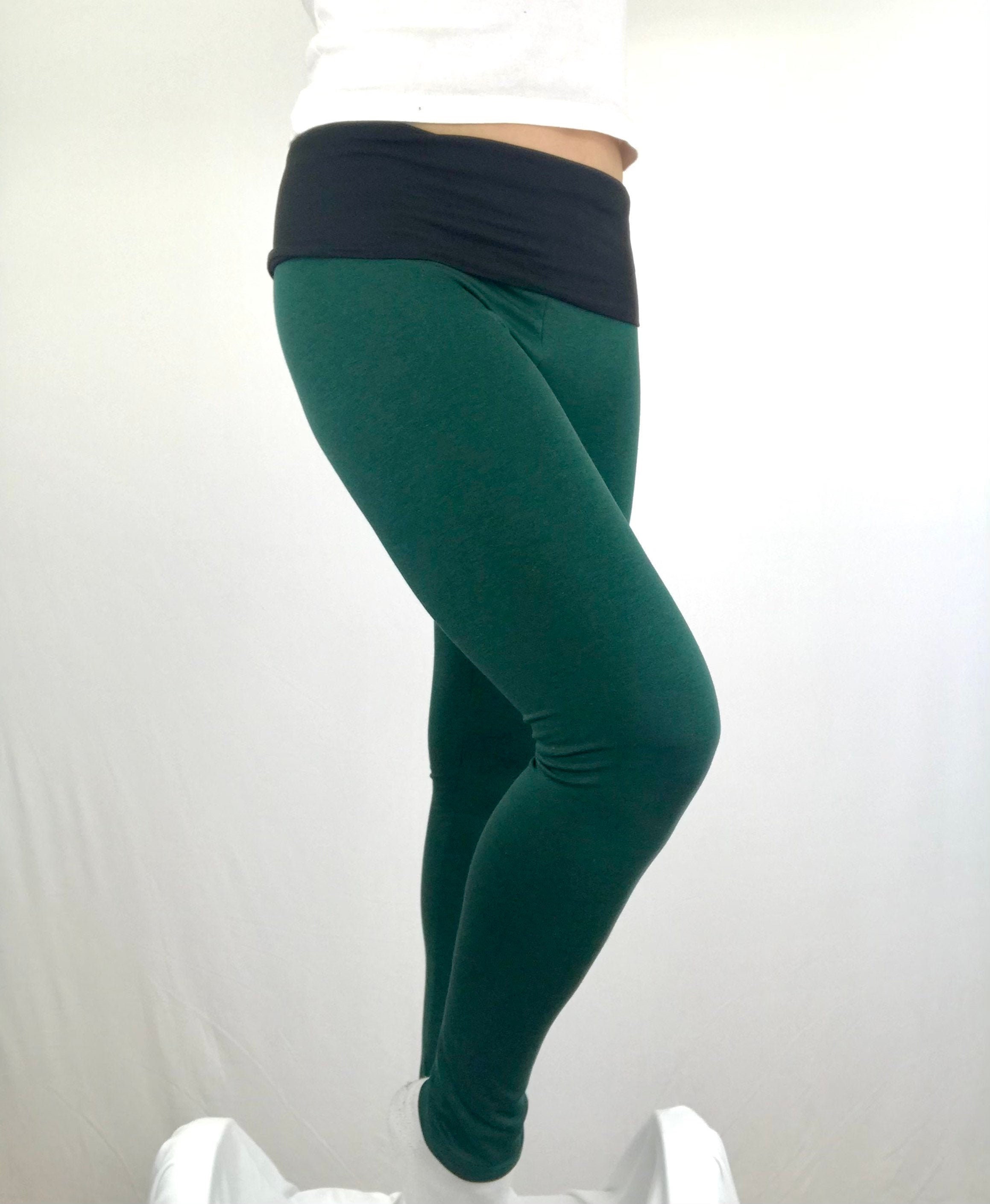 Lucky Green Bamboo Terry Leggings