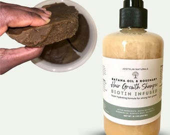 Batana Oil Shampoo With Rosemary & Biotin for Hair Growth