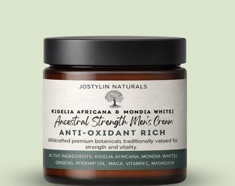 High Strength Kigelia Africana & Mondia Whitei Men's Body Cream