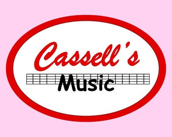obsession cassel’s music store sticker