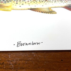 Archival Brownbow Trout Limited Edition Giclee Print 11x17 image 7