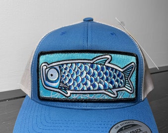 Buy Embroidered Doodle Tarpon Patch Trucker Hat Online in India 