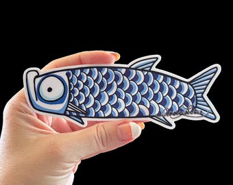 Doodle Tarpon Matte Vinil Impermeável Decalque 6"