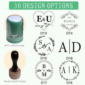 Personalized Wood Wedding Stamp:Wedding Invitation 2025