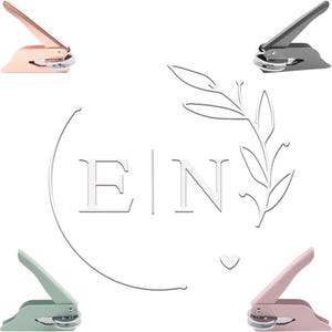Grabador de monograma personalizado/Sello de boda personalizado/Grabador de apellidos de pareja personalizado/Grabador de invitaciones/Sello de logotipo personalizado