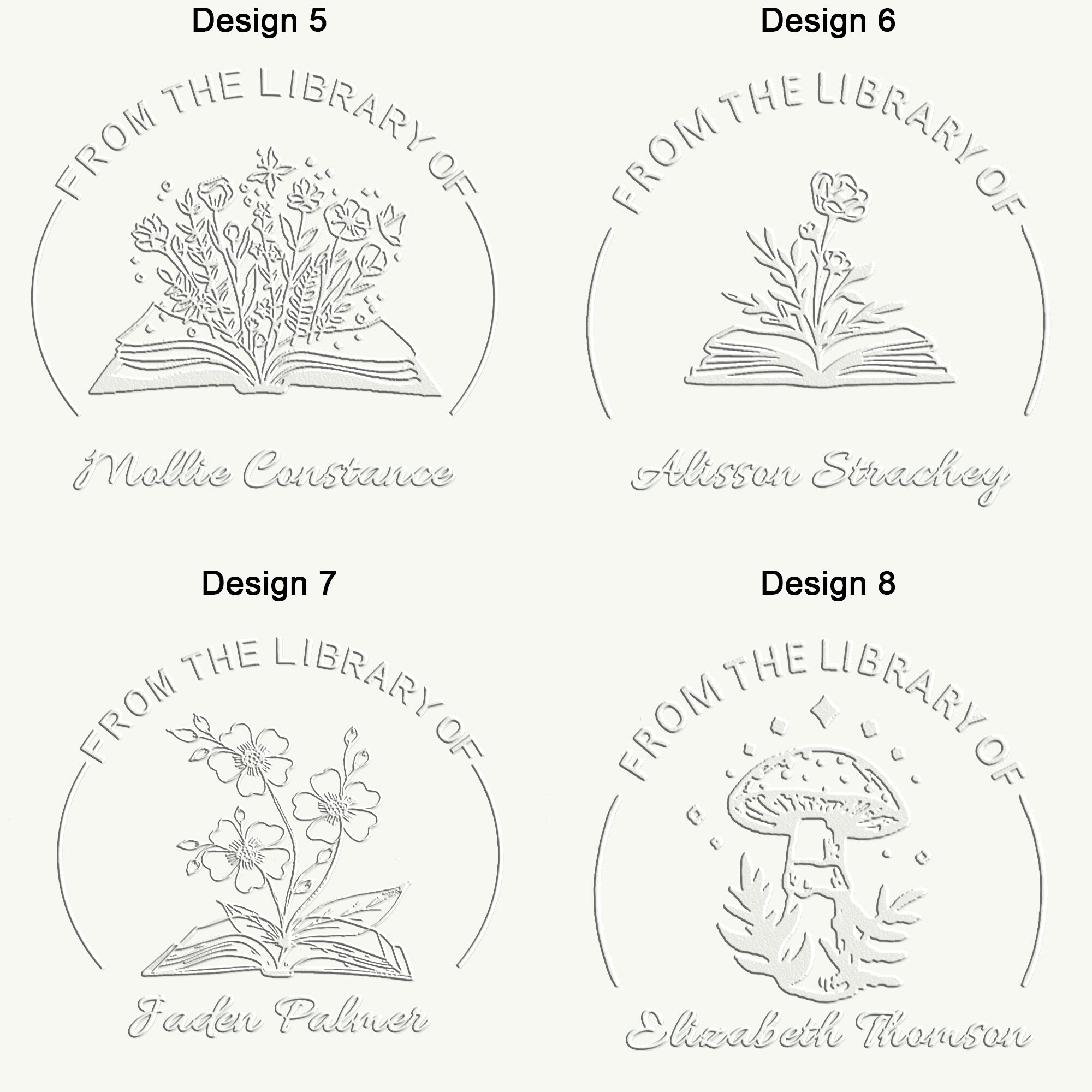 Personalized Book Embosser for Book Lover, Book Embosser, Customize