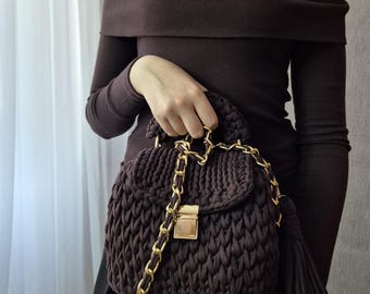 Texturierte Handtasche Anleitung (PDF Download)