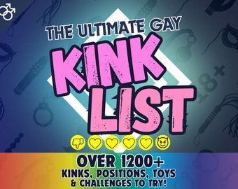 Gay Kinklist - Plus de 1200 nœuds, positions et jouets (téléchargement numérique)