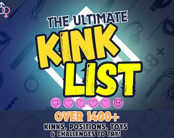 Ultimate Kink List - 1400+ Activities for Couples (Digital Download)