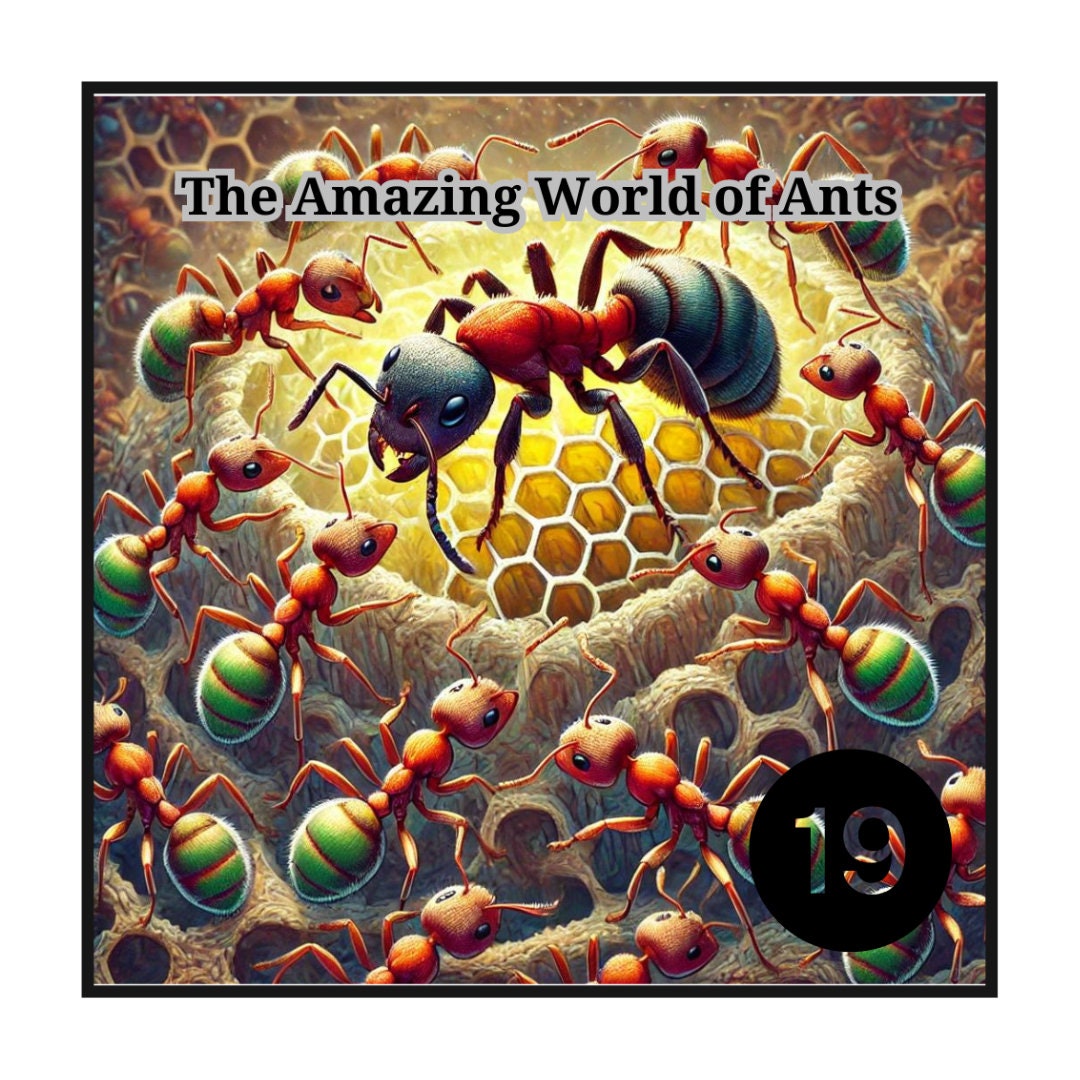 Ant Coloring Book PDF 19 Detailed Ant Illustrations Amazing World of ...